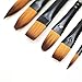 MONT MARTE Gallery Series Brush Set, Synthetic, Standard, Acrylic 6pce