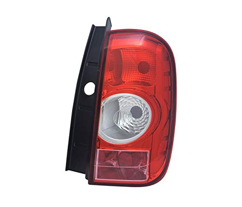 Feu arrière droit compatible avec Dacia Duster 2010 2011 2012 2013 VT793P Feu arrière côté passager Rouge Blanc