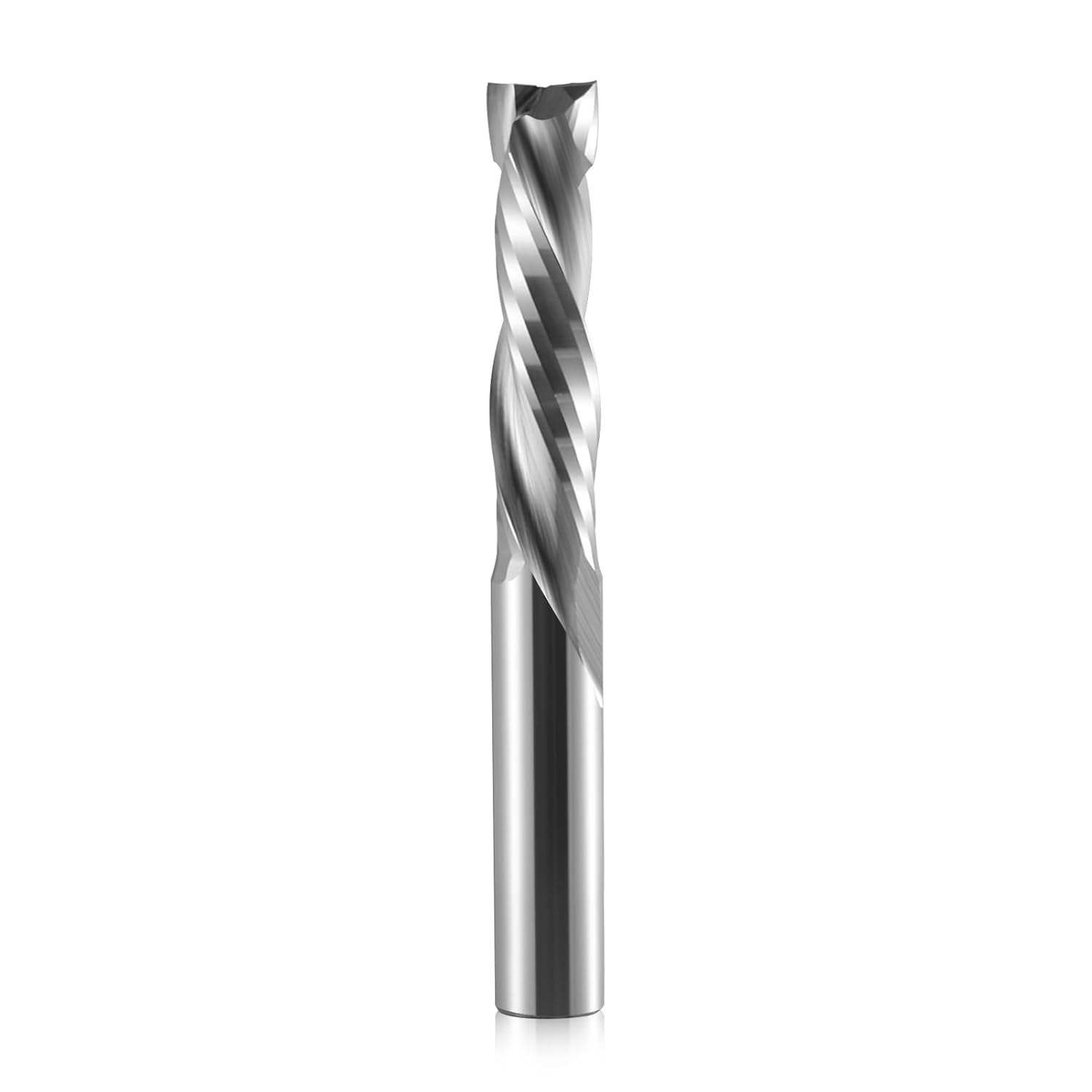 2 Flute Router Bits Up Down Cut Compression Spiral Milling Cutter Tools, Solid Carbide CNC Bits with 0.24 inch (6 mm) Shank and Cutting Diameter for Wood MDF Engraving — image 1