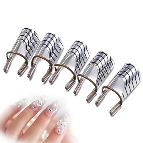 Set de 5 formas reutilizables para extensión de uñas miniatura 2
