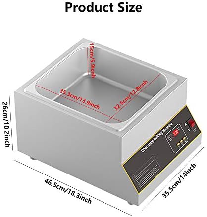 Olla Eléctrica para Derretir Chocolate Profesional - Control Digital miniatura 2
