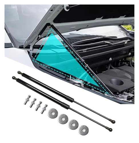 Vérin hydraulique Ford Edge 2007-2014 pour capot avant avec tiges de support noires