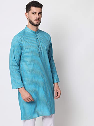Men's Cotton Regular fit Kurta and 9 Size Options(Up to 50)3