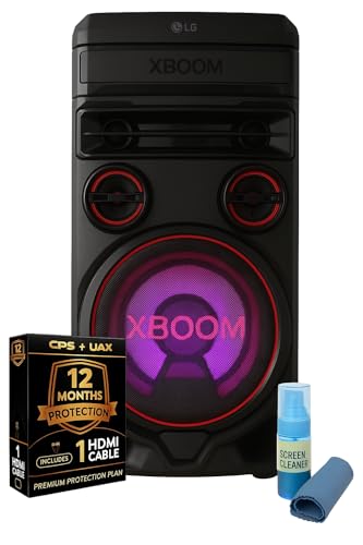 LG RNC7K1 RNC7 XBOOM 700W Karaoke Party Speaker Bluetooth, Dual Mic Ports, Super Bass Boost, Dolby Audio + 12-Month CP