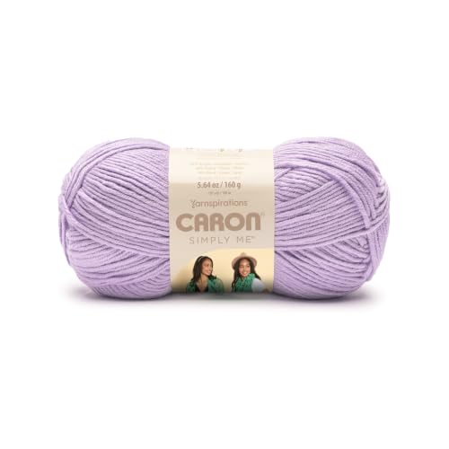 Image of Caron Simply Me, Soft Yarn for Crocheting, Dusted Lilac, 2-Pack