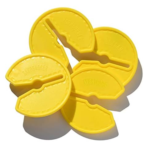 Dry Grip Small 3" Inch Vivid Yellow 5 Pack (Golf Club Rest) (Grip Protector from Toxic Chemicals) Cover