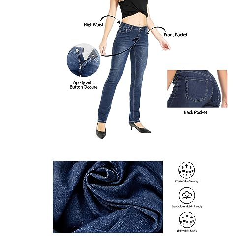 Jeans for Women High Waisted Soft Stretchy Denim Pants Slim Fit Butt Lifting Comfy Classic Jeans4