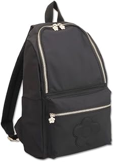 [Ｇｉｎｚａ　Ｂｉｖｉ　Ｊｏｓ　ｓｅｌｅｃｔｉｏｎ] Mary Quant マリークワント バッグ ナイロンマットサテンデイジー リュック ブラック