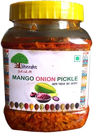 Abheesht Mango Onion Pickle 400g | Homemade Traditional Achar | Aam Pyaj Ka Achar | Pickles in Mustard Oil