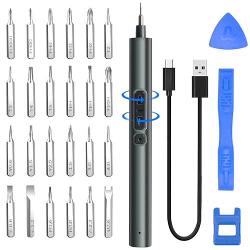 Mini Parafusadeira, Kit 28 Chave de Fenda, Jogo de Chaves, Chave ...