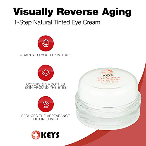 Keys Care Kpro Illuminating Tinted Eye Cream With Optifx Adaptive Color Technology | Moisturize, Smooth, And Fill Undereye | 100% All-Natural & Hypoallergenic (0.5 Oz) #TOP1