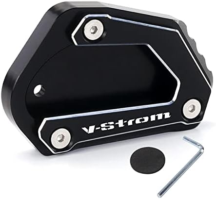 Motorcycle Support Extension Plate For V-Strom 650/XT VSTROM 650 DL650 2004-2023 2022 Motorcycle Kickstand Foot Side Stand Extension Pad Support Plate