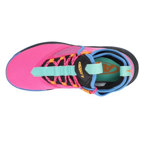 AND1 Kid's Charge Jr Basketball Shoes (Pink Brilliant Blue Black, US Footwear Size System, Big Kid, Numeric, Medium, 5.5)4