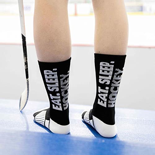 ChalkTalkSPORTS Hockey Performance Crew Socks - Multiple Designs & Colors - Youth & Adult - Hockey Mid-Calf Socks4