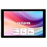 アイワマーケティング(aiwa) tab 10-X 10.1インチMT8766WB メモリ3GB ストレージ32GB 1280x800 microSDカードスロット・USB-Cポート・3.5mmヘッドホン端子搭載 Android14 JA4-TBA1008