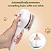 BSONEDO Self-Cleaning Cat Brush for Shedding with Cat Nail Clipper 2-Piece Set,Cat Brushes for Indoor Cats and Cat Nail Trimmer with Safety Guard Protective,Pet Grooming Kit for Cats and Dogs