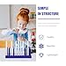 Generic Test Tube Drying Rack Plastic Peg Holder for Lab Instruments Reusable Test Tube Stand Suitable for Scientific Storage and Drying in Medical and Industrial Use