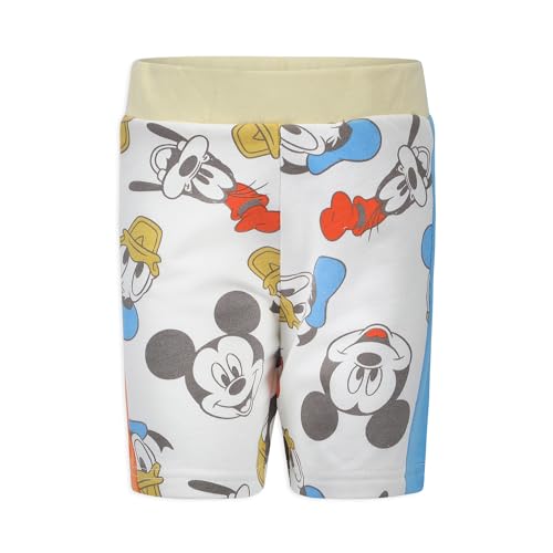 Image of Disney Mickey Mouse Boys Shirt and Shorts outfit Set 2 Piece Mickey and Friends for Toddlers and Little Kids