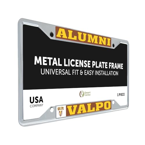 Desert Cactus Valparaiso University Crusaders License Plate Frame (Alumni)
