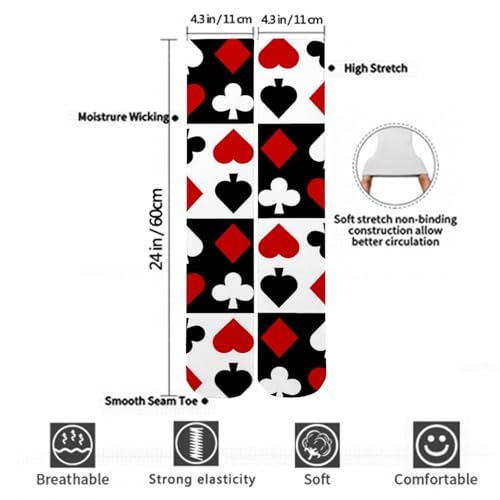 Compression Socks for Women Girls Knee High Running and Travel Athletic Soccer Socks3