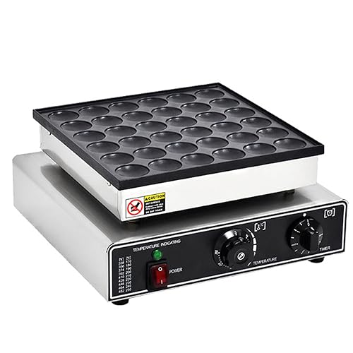 Mini Dutch Pancake Maker 25and50, Máquina comercial antiadherente para hacer panqueques 50-300℃ Máquina eléctrica para hacer magdalenas de acero inoxidable para la cocina de casa,25 Mini Dutch Pancake Maker 25and50, Máquina comercial antiadherente para hacer panqueques 50-300℃ Máquina eléctrica para hacer magdalenas de acero inoxidable para la cocina de casa,25