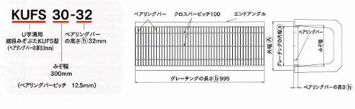 Amazon | グレーチングU字側溝300mm用 細目 適用荷重 T-14 | グレーチング