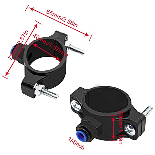 Válvula de Silla para Desagüe con Conexión Rápida 1/4" (4 Paquetes) miniatura 2