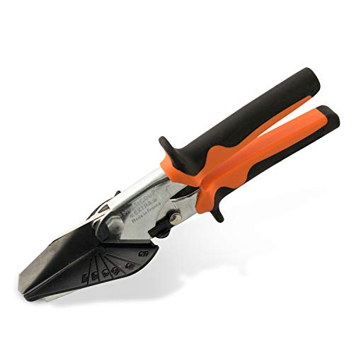 EDMA - Multi-Coup Extra - Pince de Découpe à Onglet à Angle Variable - Cisaille Multi-Angle - Coupe Bordure - 071055 - Outil à Main de Qualité pour...