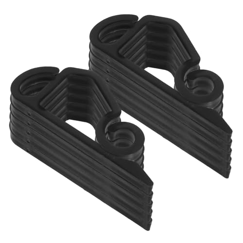 Totority 120pcs Outdoor Hooks for Hanging String Lights Gutter Clips for Christmas Decorations Easy Install Light Hanging Accessories Chic Design for Holiday Aesthetics