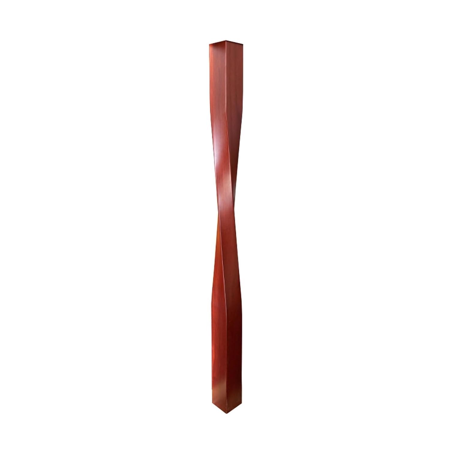 Balustres d'escalier Rieort en bois d'hévéa de 95 cm poteaux de rampe carrés de terrasse