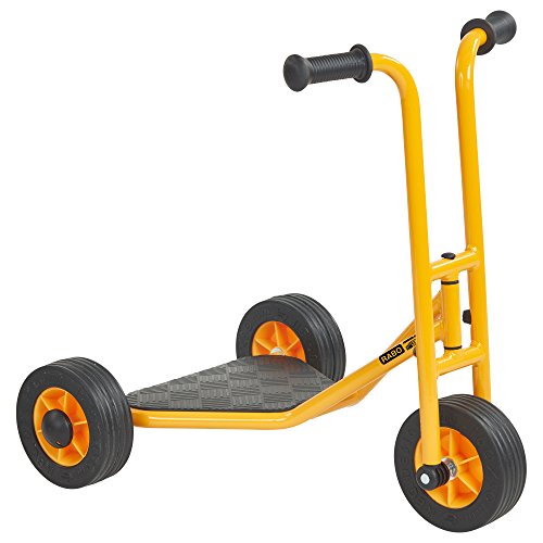 ECR4Kids ELR-6003heel Stand-Up Scooter (powered by ECR4Kids), Premium Toddler Scooter for Backyards & Schoolyards (Yellow/Black)