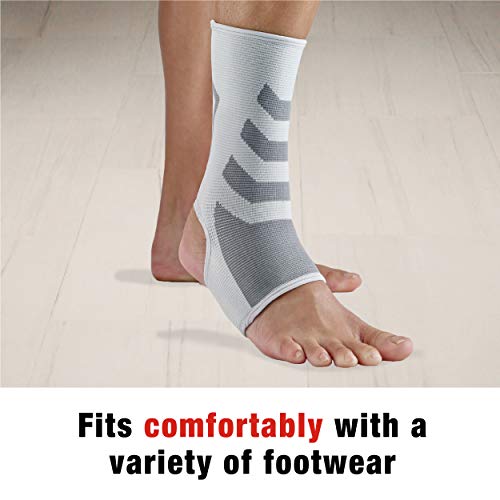 Ace Brand Compression Ankle Support, Large/Extra Large, Gray, 1/Pack #TOP3