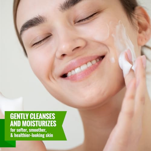 Wild Naturals Gentle Manuka Honey Face Wash - Eczema Facial Cleanser with Aloe Vera Extract, Hydrating & Soothing for Dry, Sensitive Skin - Repairs & Nourishes Irritated & Damaged Skin