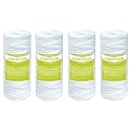 MewMore 25 Micron Whole House Water Filter Cartridge, String Wound Sediment Filters for Well Water, Replacement for 84637, WPX5BB97P, WP10BB97P, WP25BB97P - 10" x 4.5" Cartridges - Pack of 4