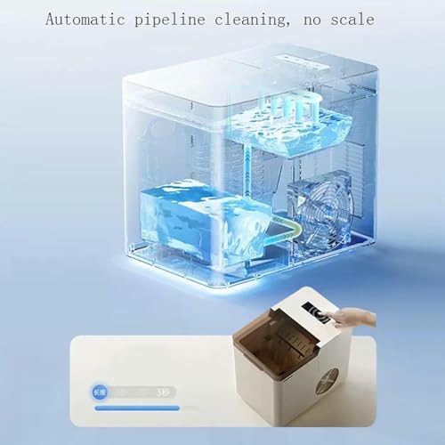 Máquina para hacer hielo de mostrador portátil 30lb/24h miniatura 2