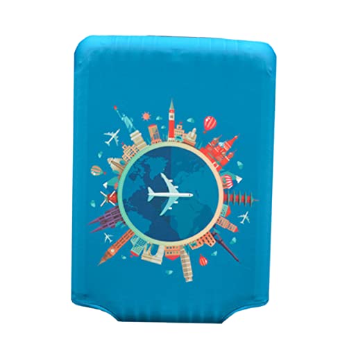 Housse de valise protection bagage à roulettes avec ouverture elliptique latérale