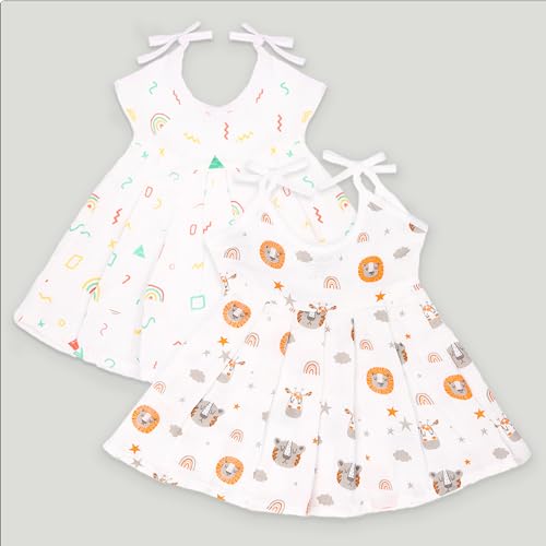 Image of Kidbea Extra Soft Mulmul Cotton Jhabla Cloth for New Born Baby Set