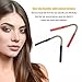 Red Black 2pcs Hair Remove Spring, Spring Hair RemoverManual Hair Remover Spring Spring Hair Remover Prevent Slip Stainless Steel Face Epilator Threading Tool for Chin