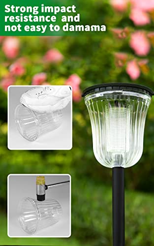 Jsot 200 Lumens Solar Pathway Lights,4 Pack Solar Outdoor Landscape Path Lights Waterproof,Bright Solar Driveway Lights,Ip65 Long Last Led Solar Walkway Light For Garden,Lawn,Path.(Warm/White Light) #TOP4