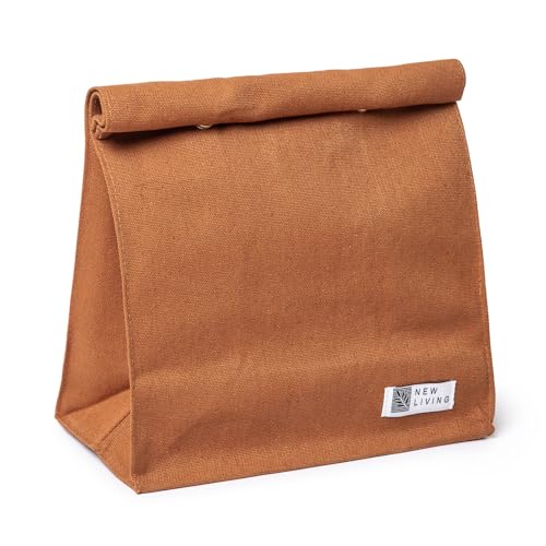 New Living Canvas Lunch Bags - Cotton Material - Eco Product - Classic Style - Reusable and Washable