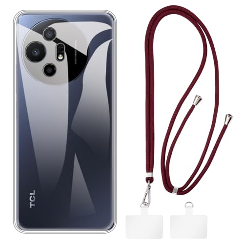 Shantime �P�[�X�ƃN���X�{�f�B�X�g���b�v�Z�b�g TCL 50 XL Nxtpaper 5G �Ƃ̌݊������� �g�уJ�o�[�Ƌ����o�b�N���t�������\�l�b�N�X�g���b�v�����2���̃p�b�`�t��(�N���A + ���b�h)