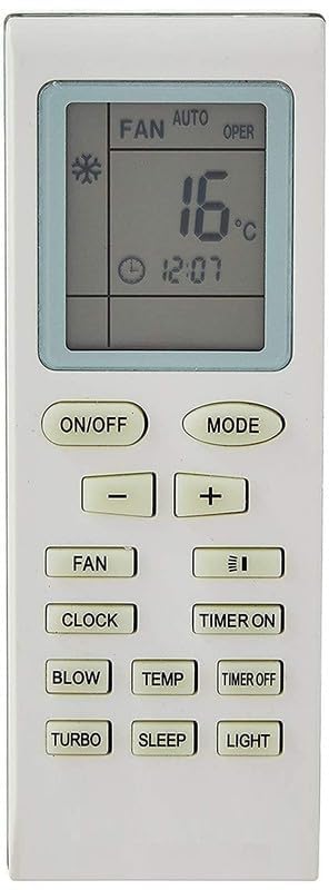 Replacement AC Remote Control Compatible with Voltas, Onida, Godrej, Lloyd, Electrolux, Gree Air Conditioners Model 18A (No Backlight) | Split & Window AC Ready-to-Use (Old Remote Must Match Exactly)-image-5