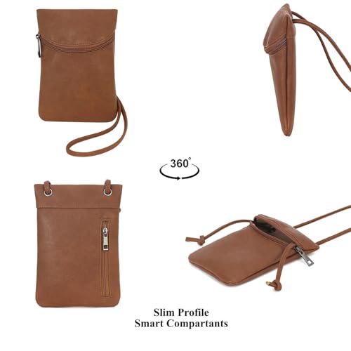 Image of Small Crossbody Women Cell Phone Purse Wallet Bag With Shoulder Strap