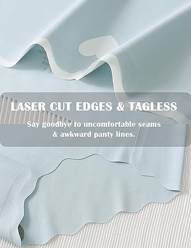 Kiench Teens Girls Seamless Bikini Underwear No Show Panties Tagless Pack of 63