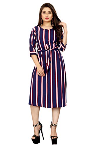 Image of AA Creation Women's Fit And Flare Knee Length Dress
