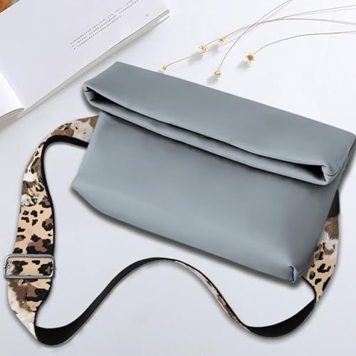 Image of Talayituse Brown Cow Leopard Print Shoulder Strap Wide Purse Bag Strap Adjustable Replacement Belt Luggage Crossbody Shoulder Bag Strap for Women Girls, 1 Pack