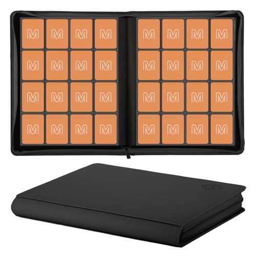 Premium Card Binder 16 Pocket,Trading Card Binder Holds up...