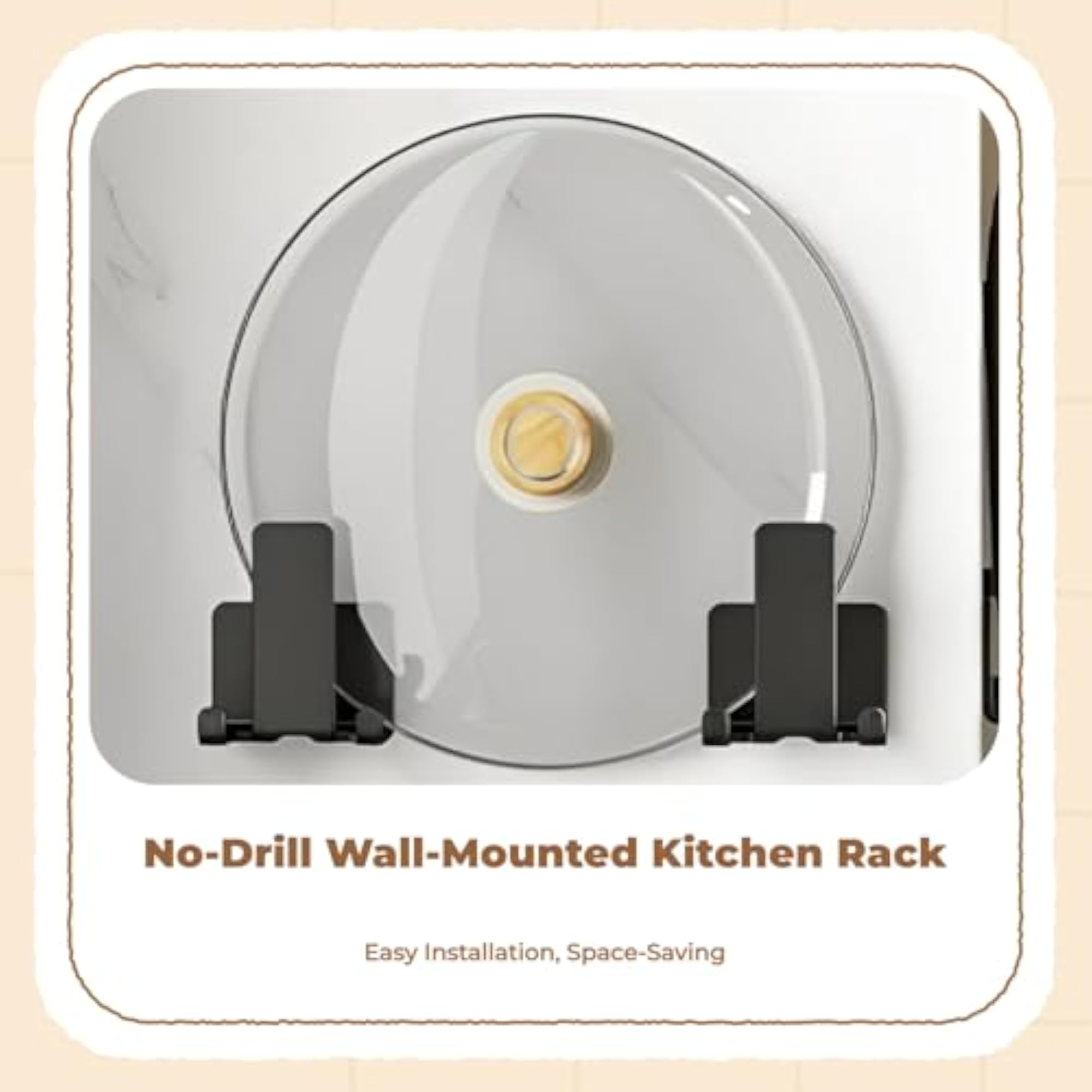 Kitchen Organizer Pot Lid Holder, Multifunctional Storage Rack