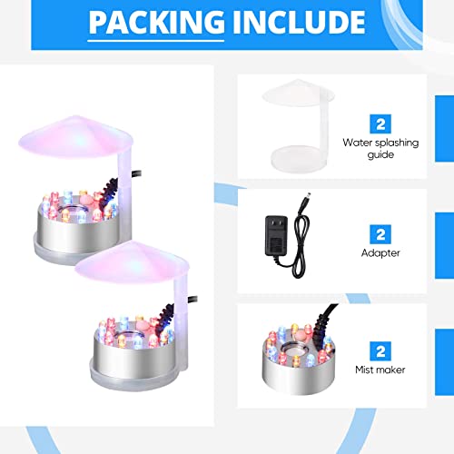 Yaomiao YAOMIAO-PARTY MIST MAKER-787 2 Sets Halloween Party Mist Maker Ultrasonic Mist Maker Fogger thumb #2