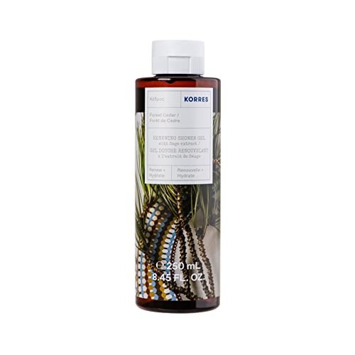 Korres Forest Cedar Shower Gel 250 ml, 250 ml (Pack of 1)
